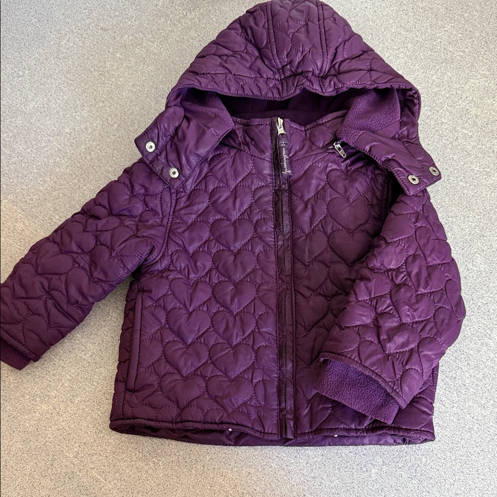 Weatherproof Kids Puffer Jacket in Rich Purple